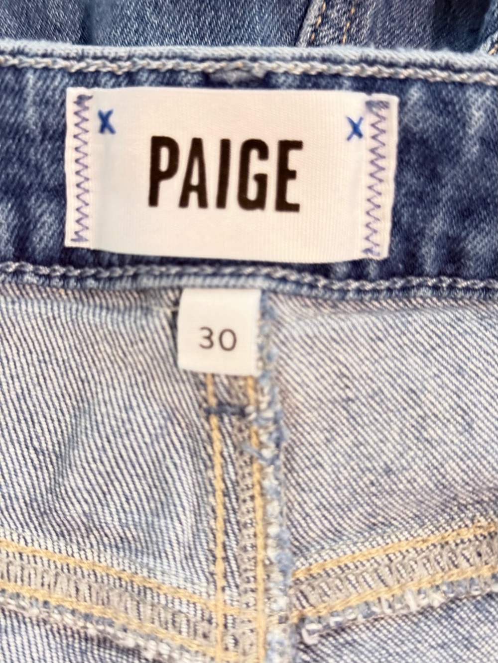 PAIGE Leenah Wide Leg Jeans in Rural Distressed Size 30 x 32 - Picture 10 of 12